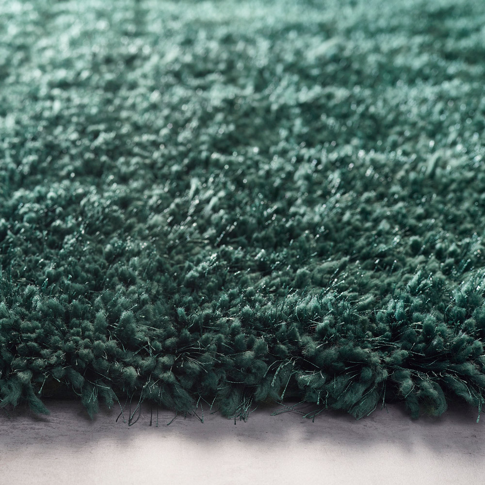 Origins Chicago Forest Green Shaggy Rug 160 x 230cm Image 4