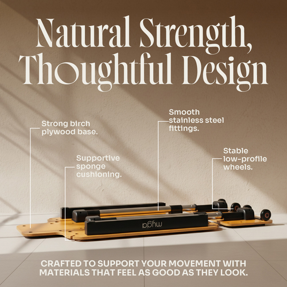 Myga Wooden Pilates Reformer Board Image 5
