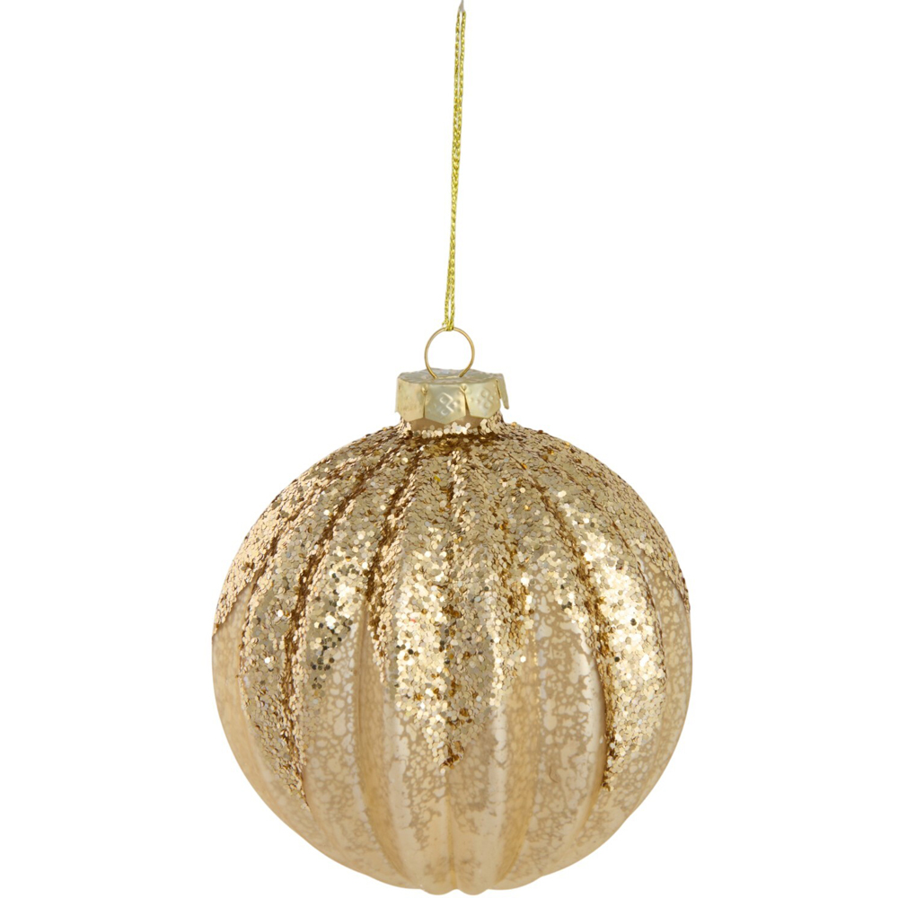 Antique Glitter Ombre Bauble Image 1