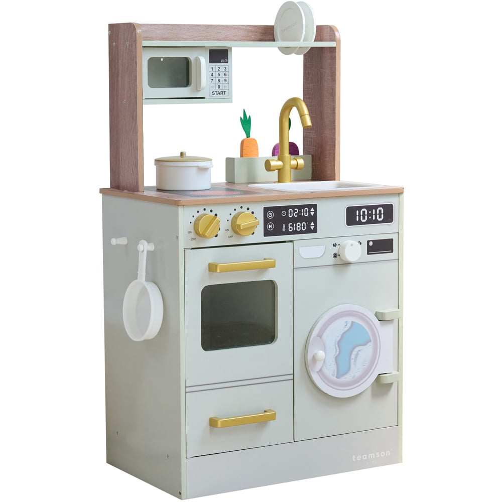 Teamson Kids Little Chef Lake Tahoe Green Master Play Kitchen Image 1