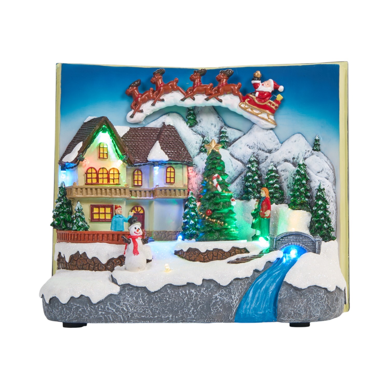 Festive Village Library Decoration Image 6