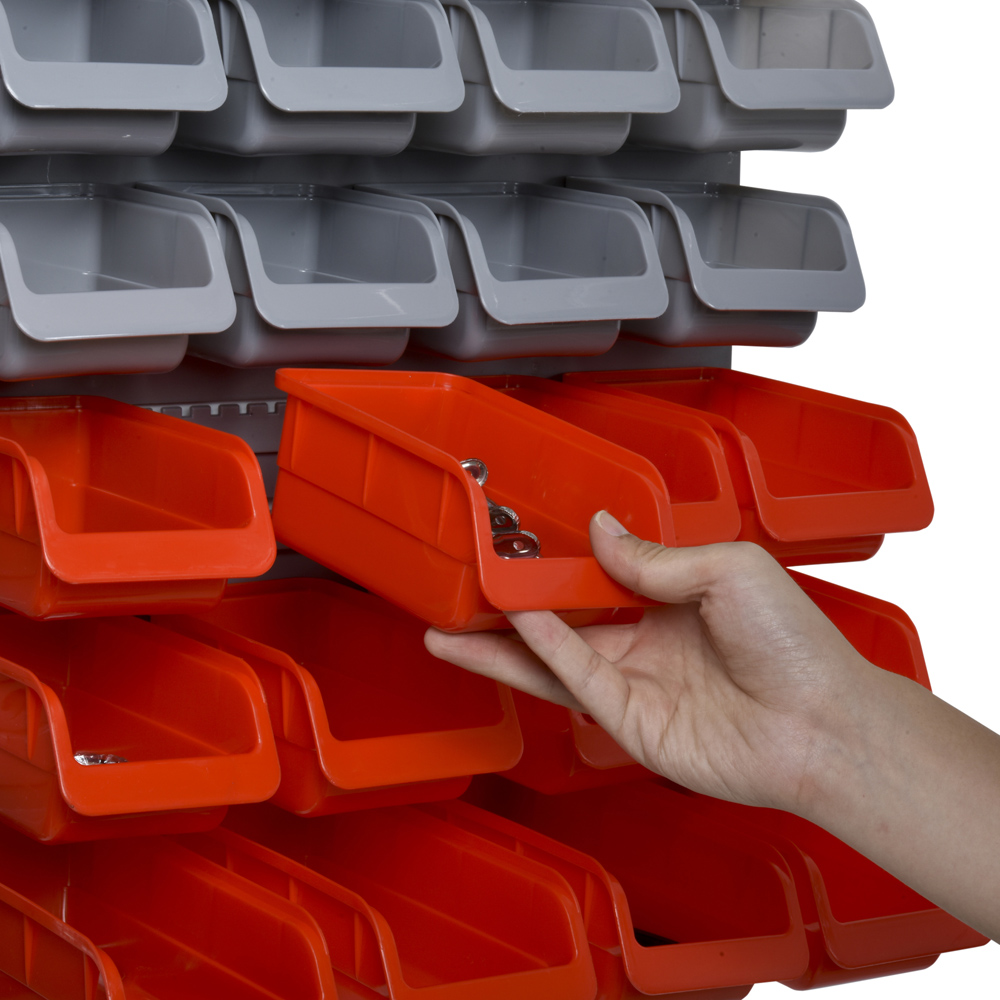 Durhand 44 Piece Red On Wall Tool Organiser Image 3