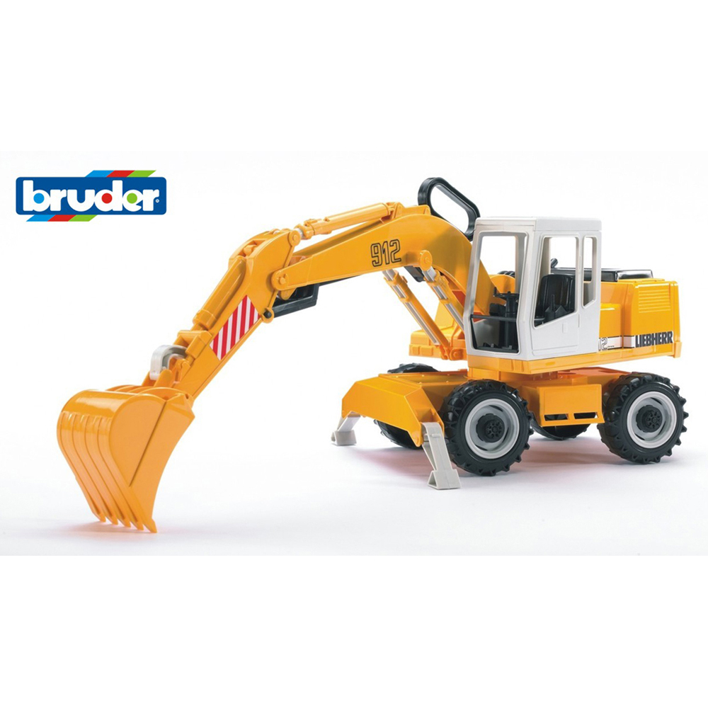 Bruder Kids Liebherr Tracked Excavator Playset Model Image 2