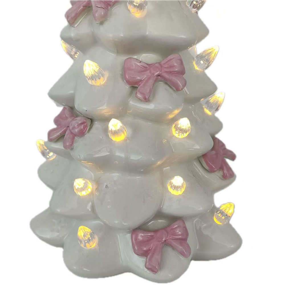 LED Pink Bow Christmas Tree Image 9