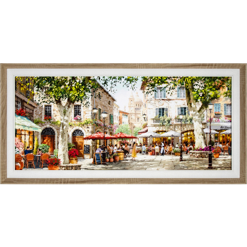 Macneil Sunlight Courtyard Framed Art Image 2
