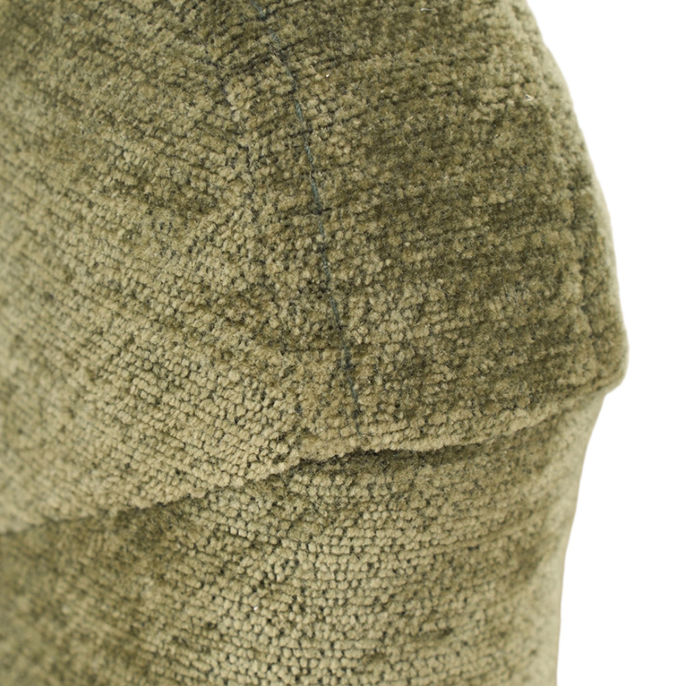 Living and Home Green Chenille Upholstered Accent Chair Image 6