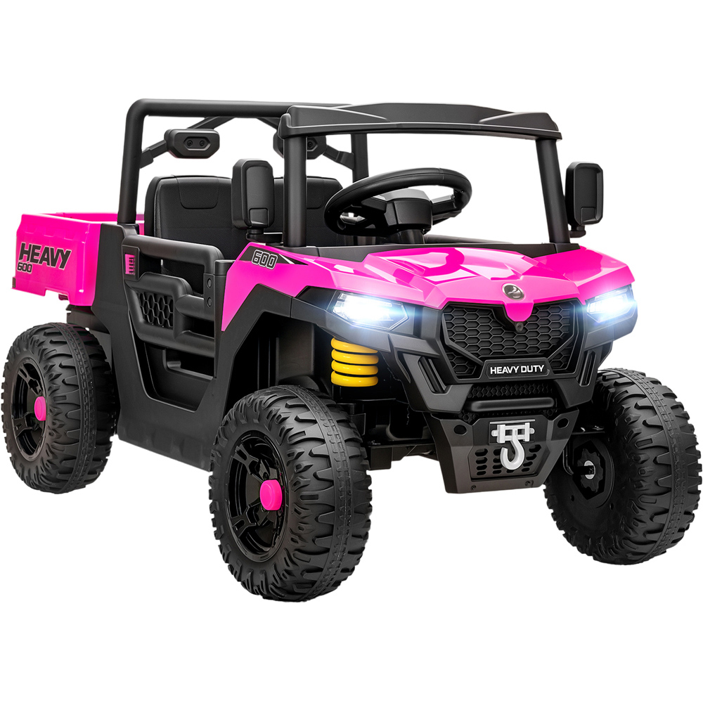 Tommy Toys AIYAPLAY Pink Kids Ride on Electric UTV Car 12V Image 1