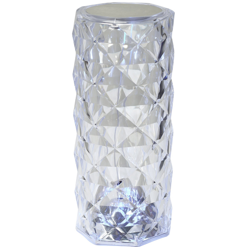 ValueLights Rose RGB Crystal Style LED Table Lamp Image 1
