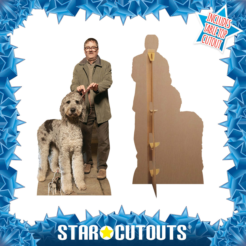Star Cutouts Jim and Milson Dog Friday Night Dinner Mark Heap Cardboard Cutout 6.4ft Image 5