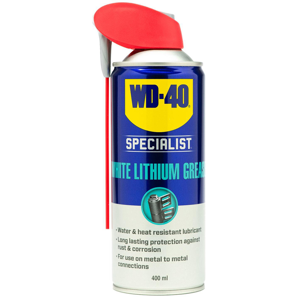 WD-40 Specialist All-Weather Protection White Lithium Grease Spray 400ml 2 Pack Image 5