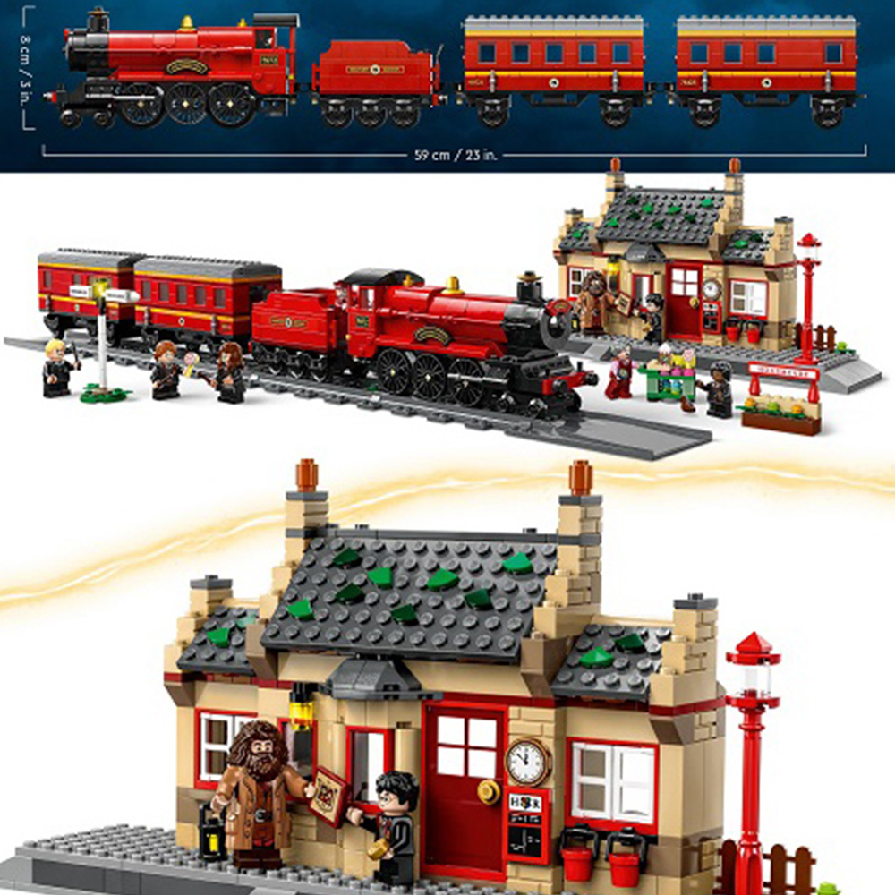 LEGO 76423 Hogwarts Express Train Set with Hogsmeade Station Image 5