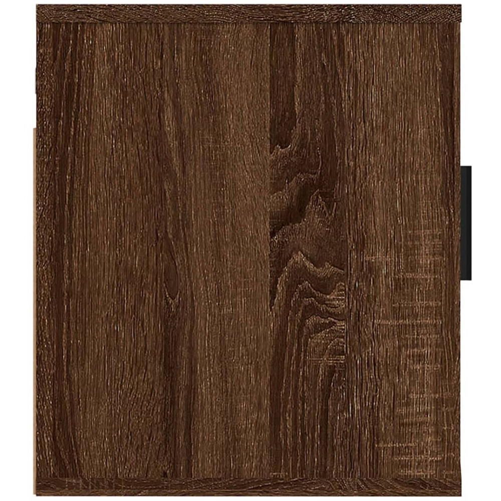 vidaXL Single Door Brown Oak Wall Mounted Cabinet Image 6