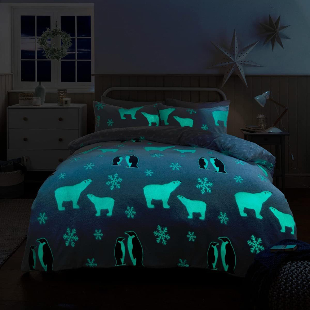 Smart Living Single Penguin and Polar Bear Glow in the Dark Duvet Set Image 5