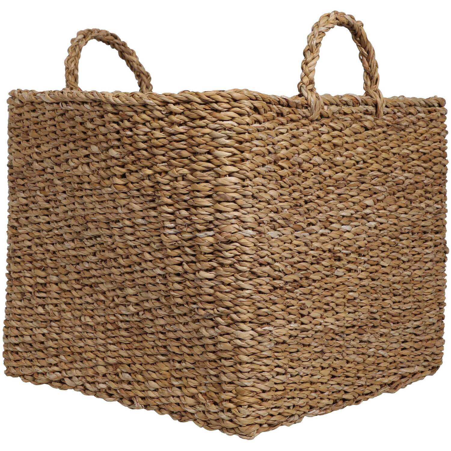 Brown Square Seagrass Basket 2 Pack Image 1