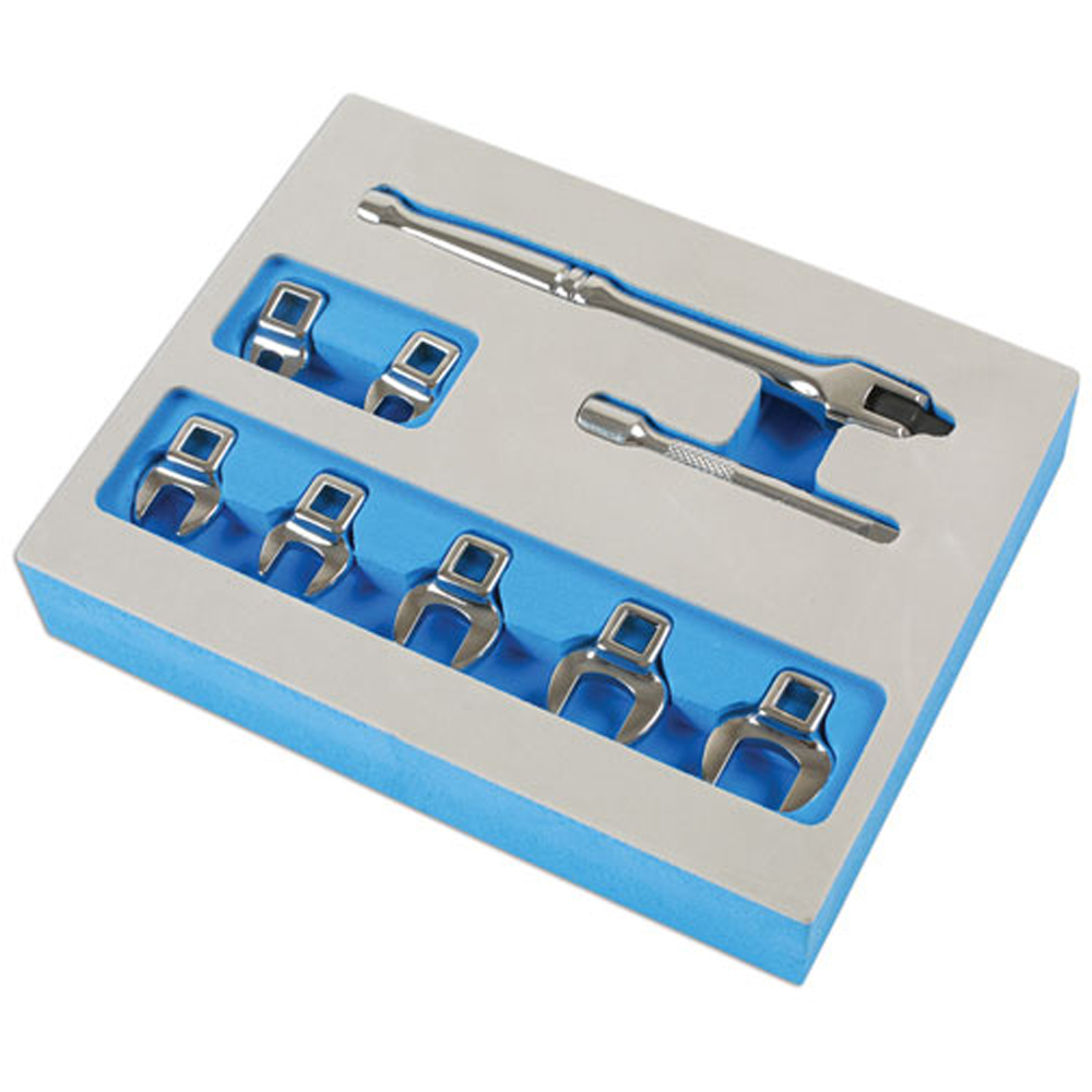 Laser 7294 9 Piece 1/4 inch D Flare Nut Wrench Set Image 3