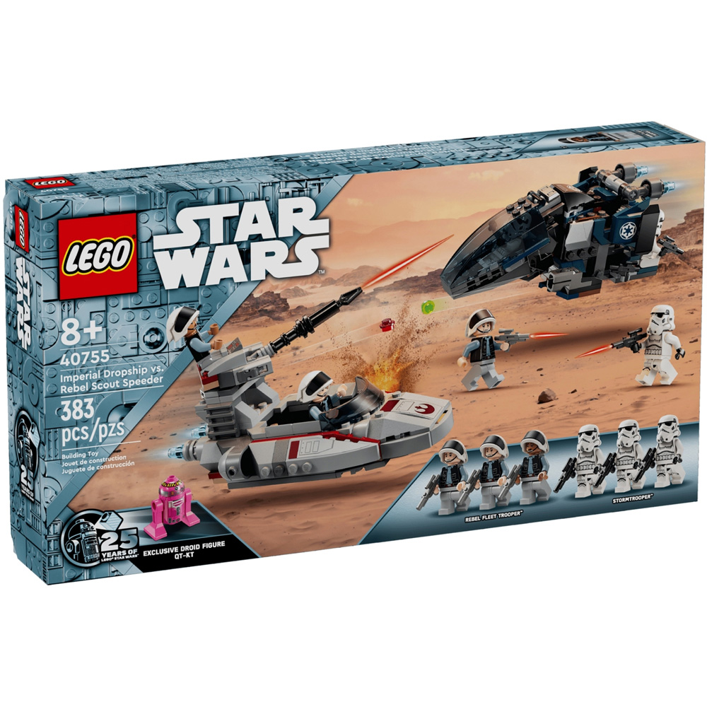 LEGO Star Wars 40755 Imperial Dropship vs Rebel Scout Speeder Set 383-Piece Image 1