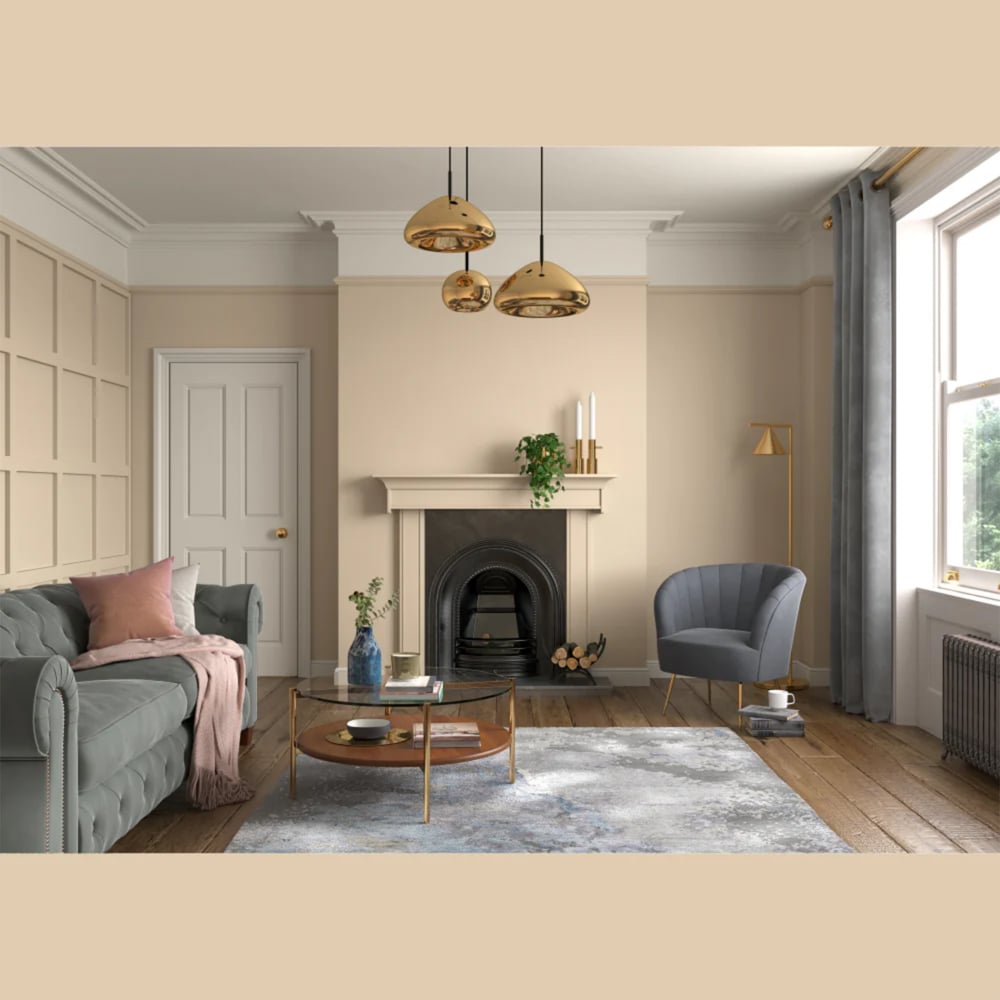 Dulux Heritage Walls and Ceilings Pearl Barley Velvet Matt Emulsion Paint 2.5L Image 4