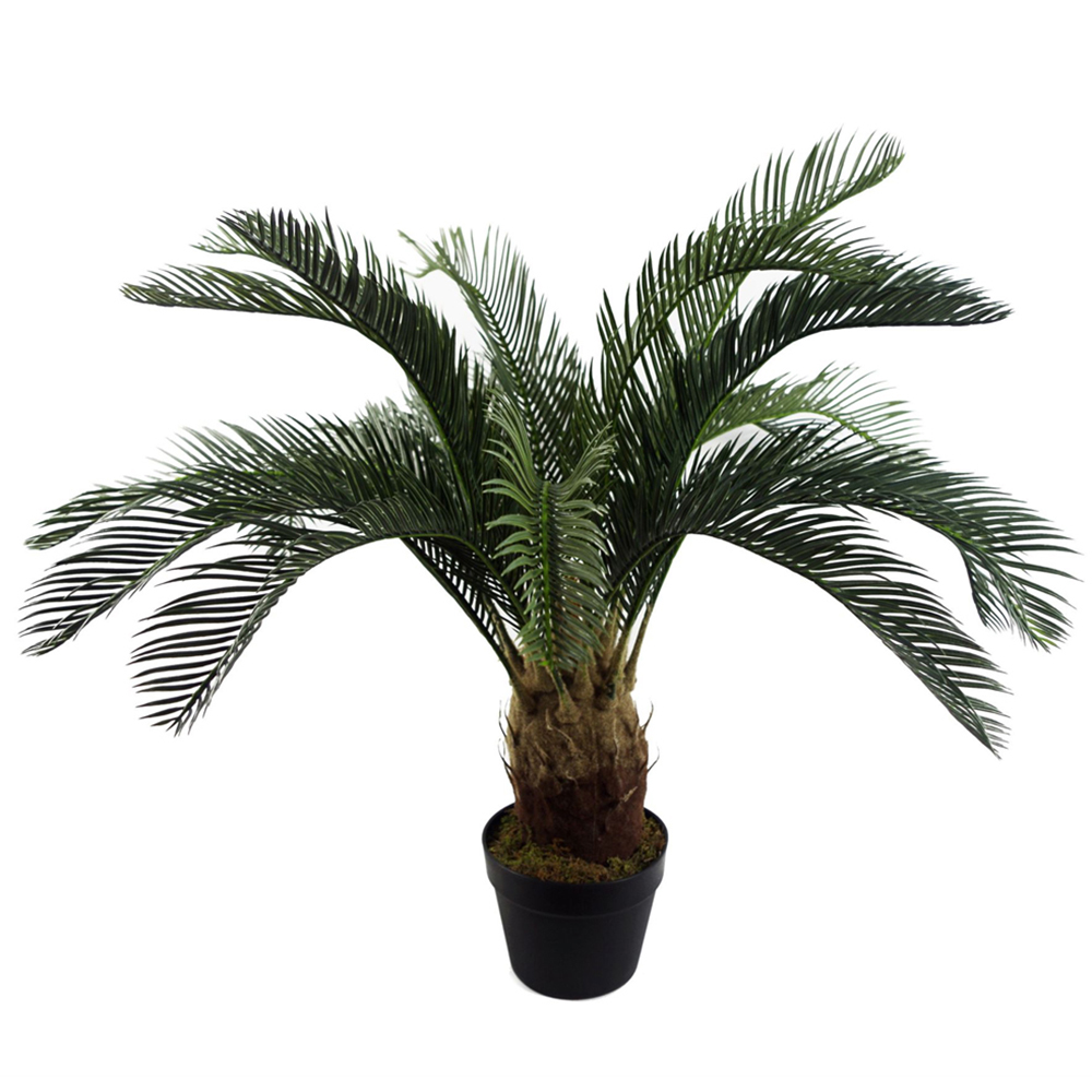Leaf Cycas Palm Tropical Artificial Tree 80cm Image 1