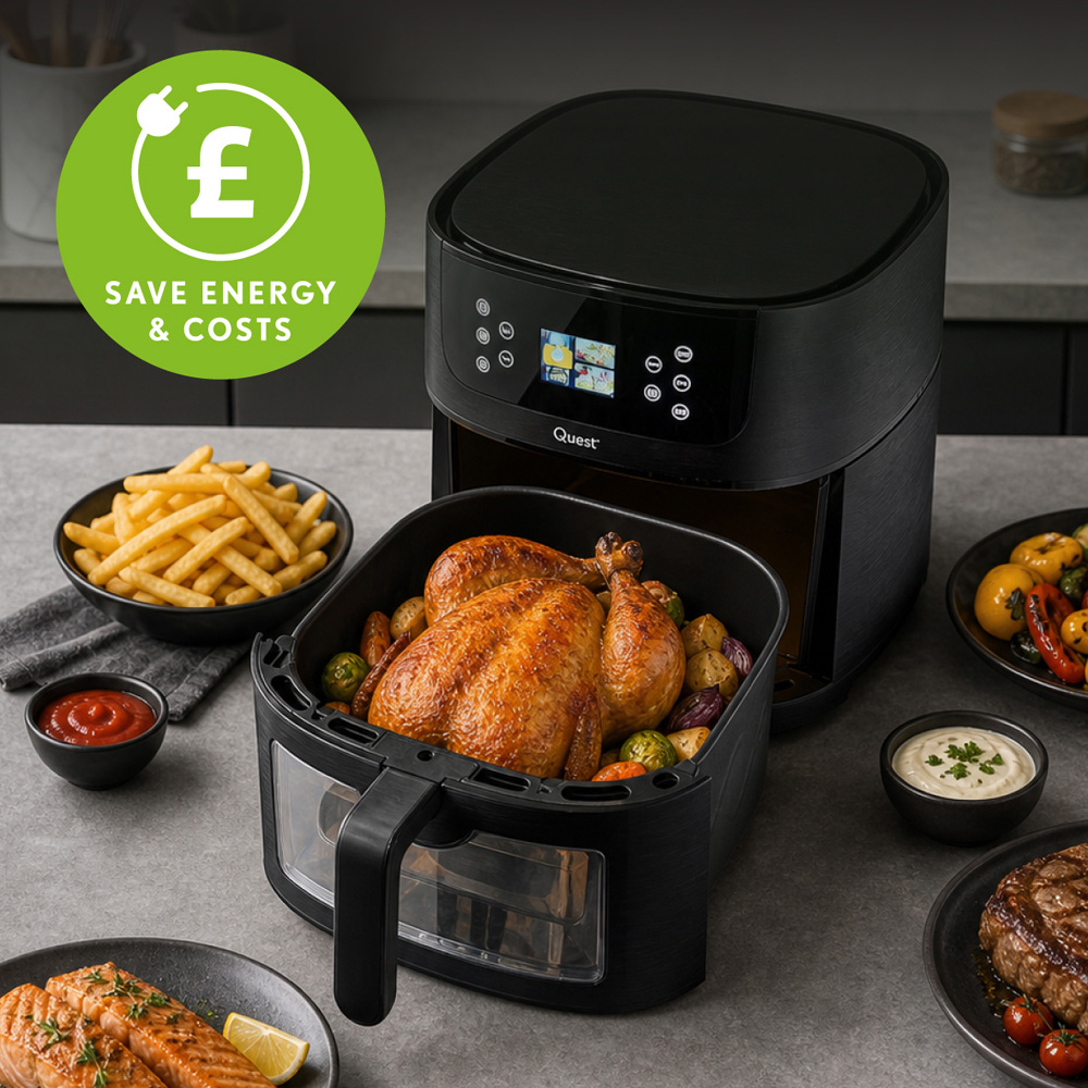 Quest 36599 Black 8L Smart Air Fryer 1800W Image 6