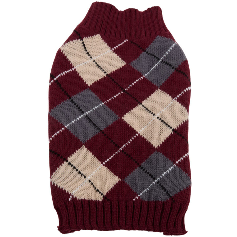 Argyle Pet Jumper M Image 2