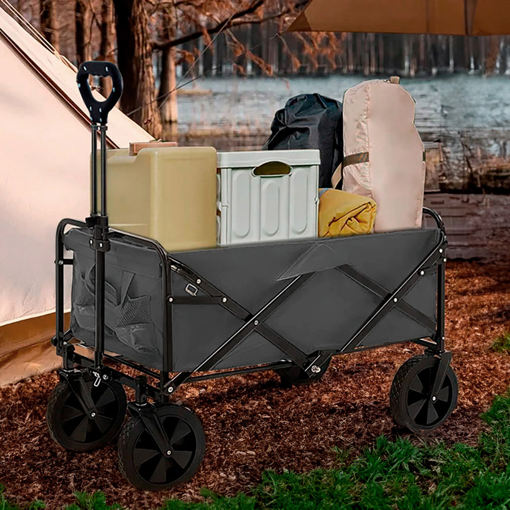 Neo Grey Foldable Garden Festival Cart 150kg Image 2