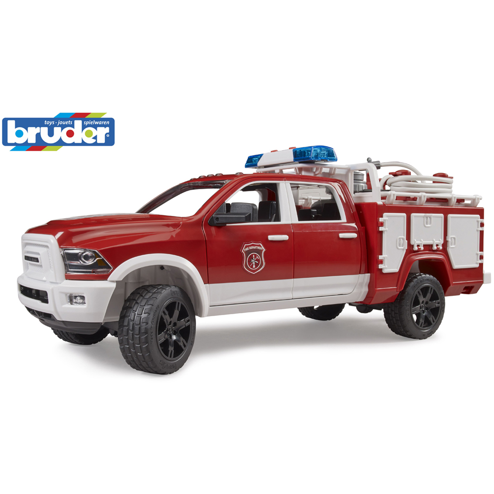 Bruder RAM 2500 Light and Sound Fire Engine Truck Image 8
