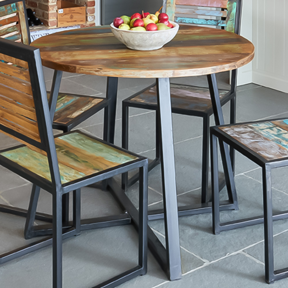 Urban chic dining table and chairs outlet