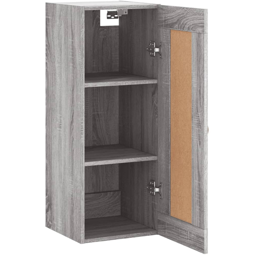 vidaXL Single Door Grey Sonoma Wall Mounted Narrow Cabinet Image 6