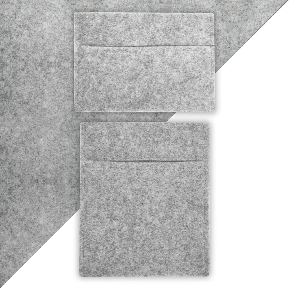 Monster Shop Silver Grey Van Carpet Lining and Storage Pouches Set Image 1