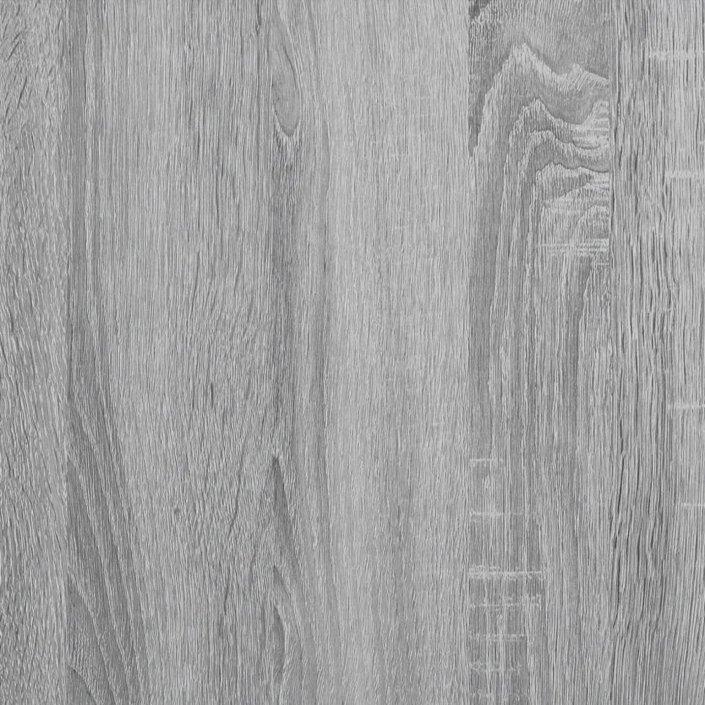 vidaXL 4 Door Grey Sonoma Oak Side Cabinet Image 8