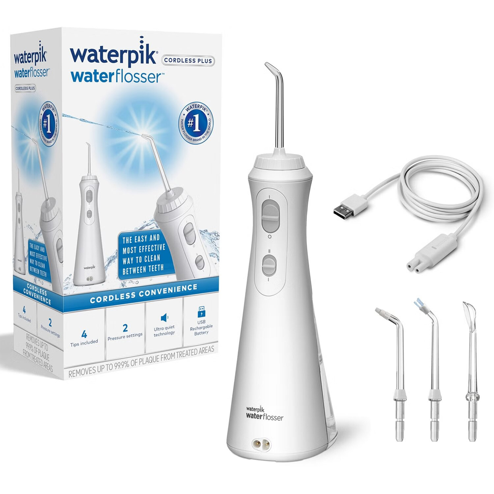 Wahl Waterpik White Rechargeable Cordless Water Flosser Image 4