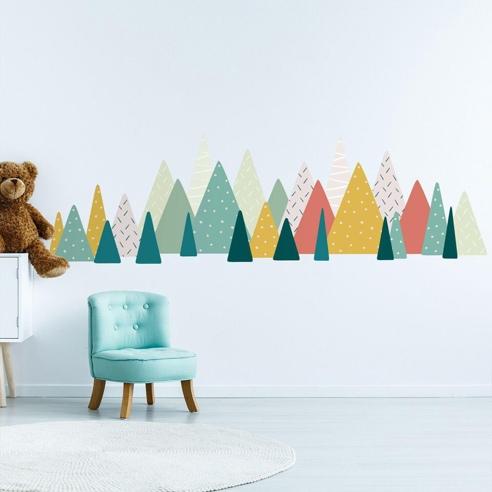 Walplus Kids Colourful Landscape Self Adhesive Wall Stickers Image 2