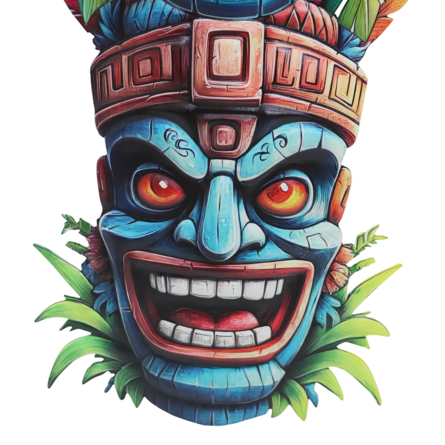 Indoor and Outdoor Tiki Trio Wall Hanging Image 5