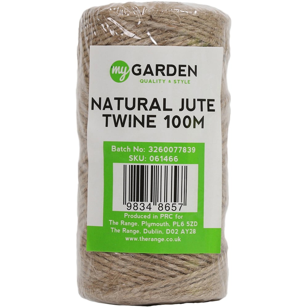 My Garden 100m Natural Jute Garden Twine Image 1