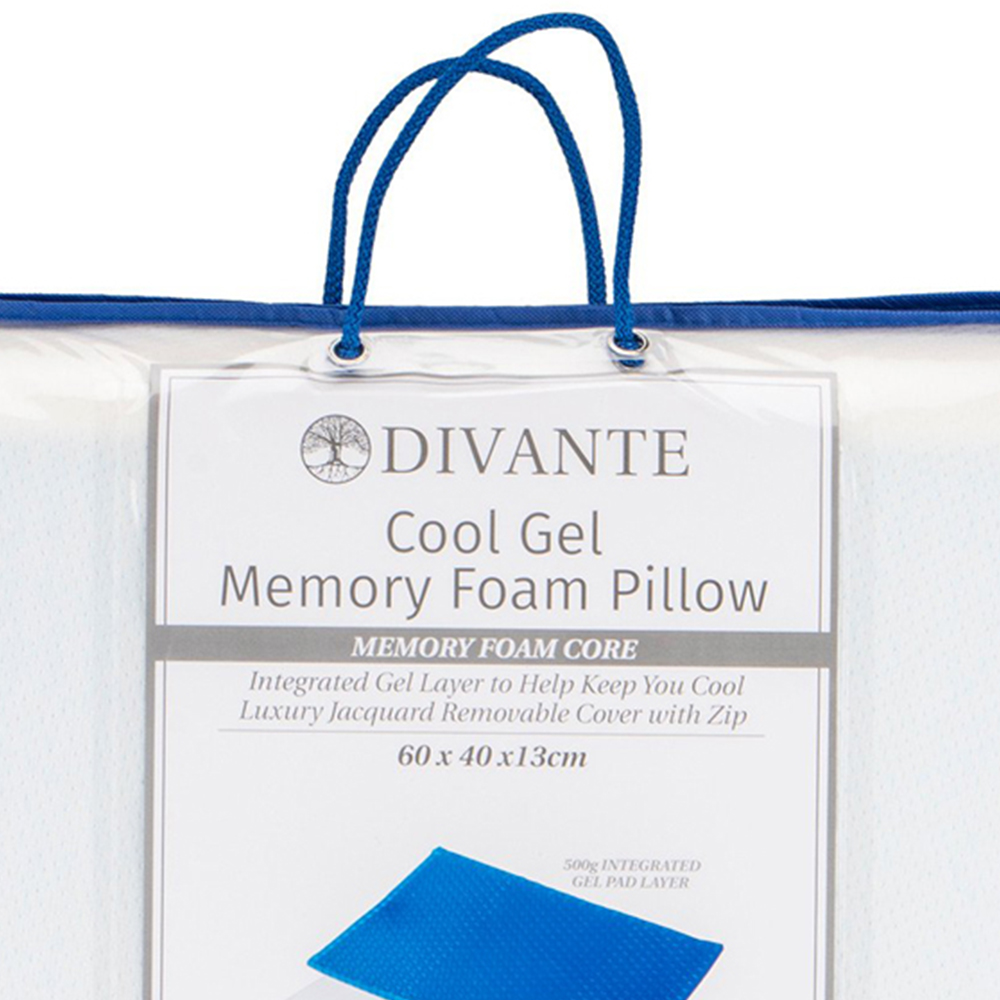 Divante Cool Gel Memory Foam Pillow Image 2