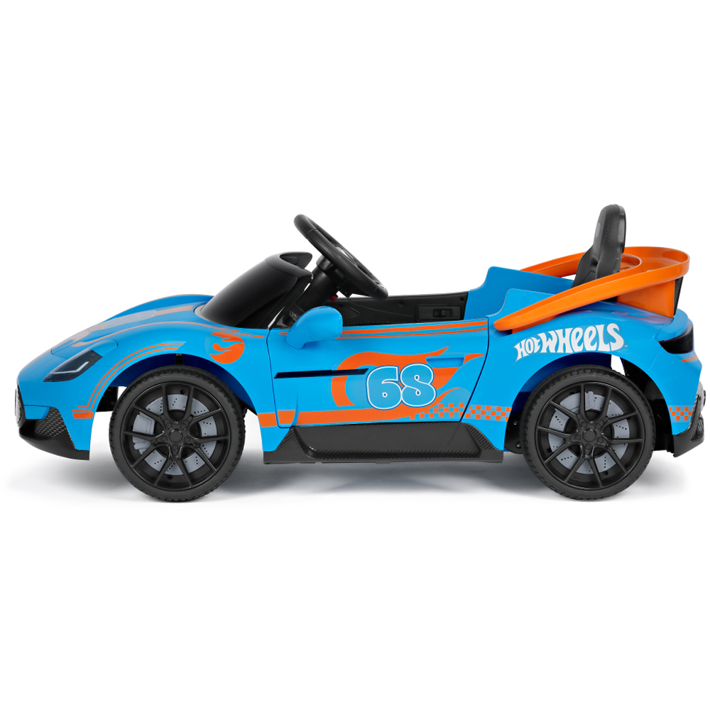 PEG Hot Wheels Kids Electric Ride-On Car with Remote Control Blue 12V Image 5