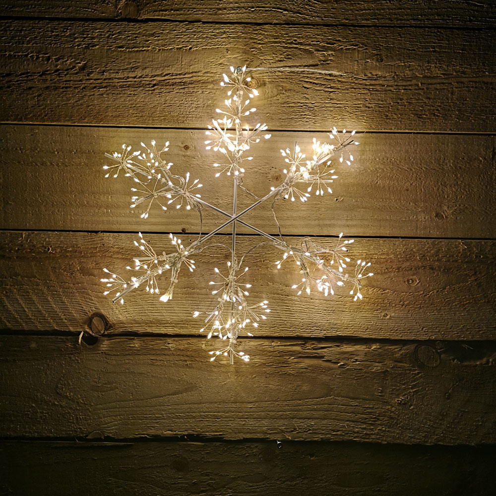 Samuel Alexander Warm White Snowflake Silhouette LED Christmas decoration 40cm Image 6