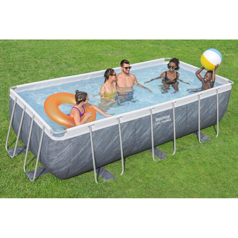Bestway Steel Pro Max Rectangular Pool Set 13.3 x 6.7ft x 39.5 inch Image 2