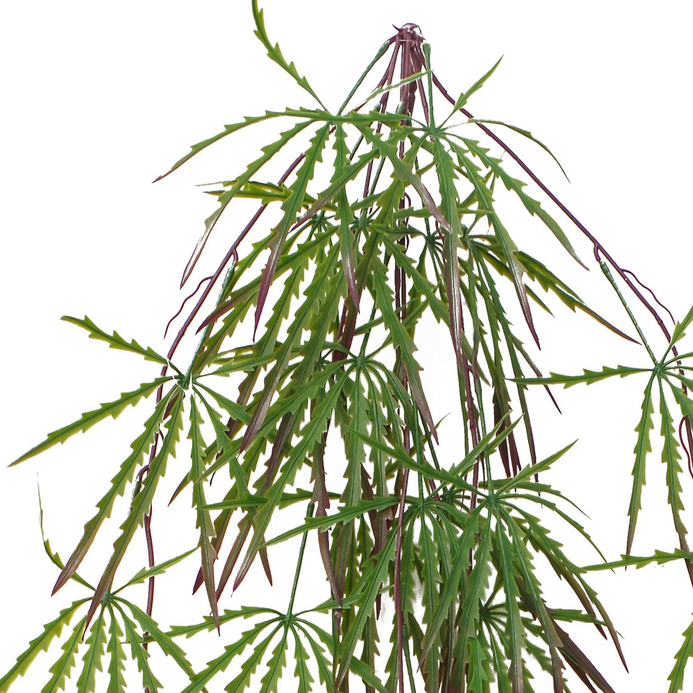 Leaf Acer Fern Foliage Hanging Artificial Plant 3ft Image 6