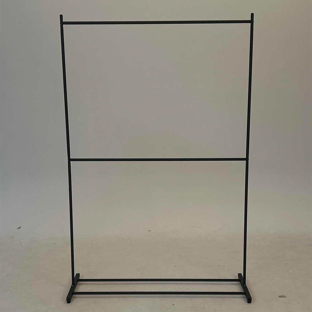Living and Home 2-Tier Black Metal Clothing Rack 100 x 40 x 180cm Image 8