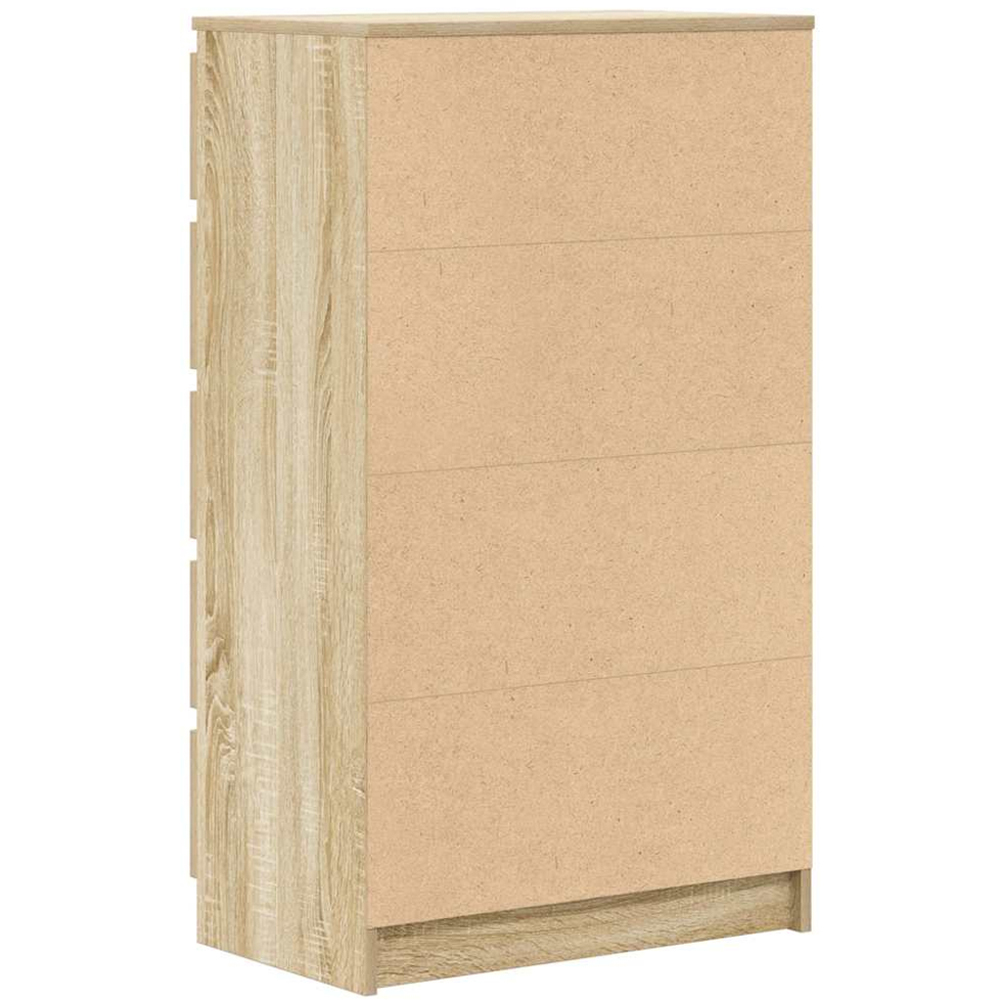 vidaXL 5 Drawer Sonoma Oak Bedside Cabinet Image 5