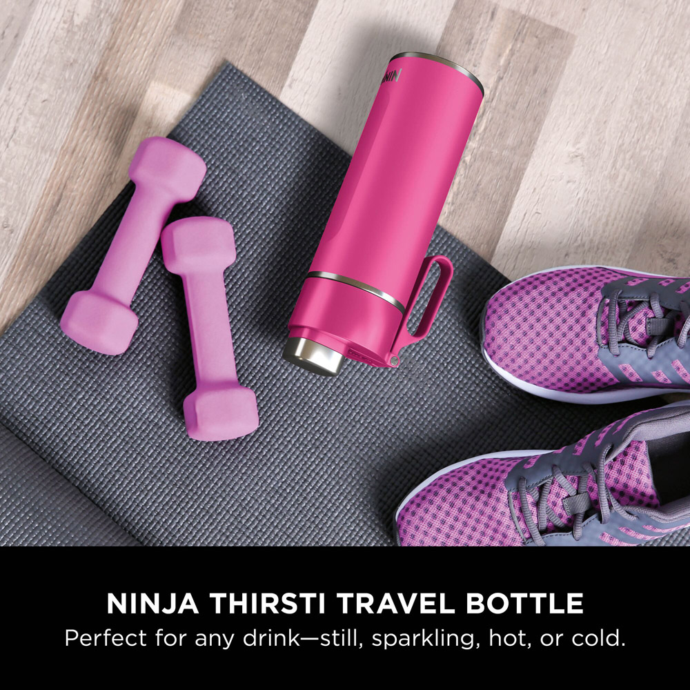 Ninja Thirsti Hot Pink Travel Bottle 530ml Image 5