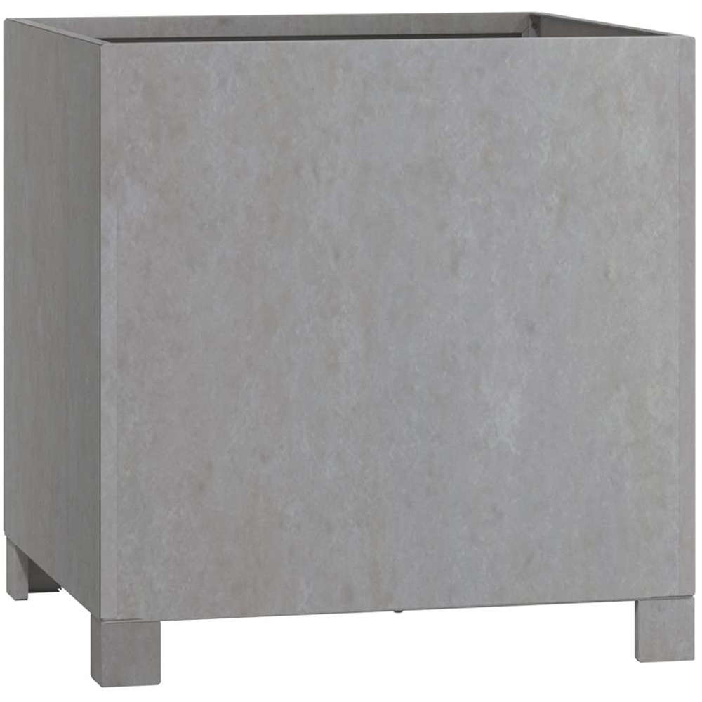 vidaXL Rusty Corten Steel Garden Planter with Legs 40 x 40 x 40cm 2 Pack Image 9