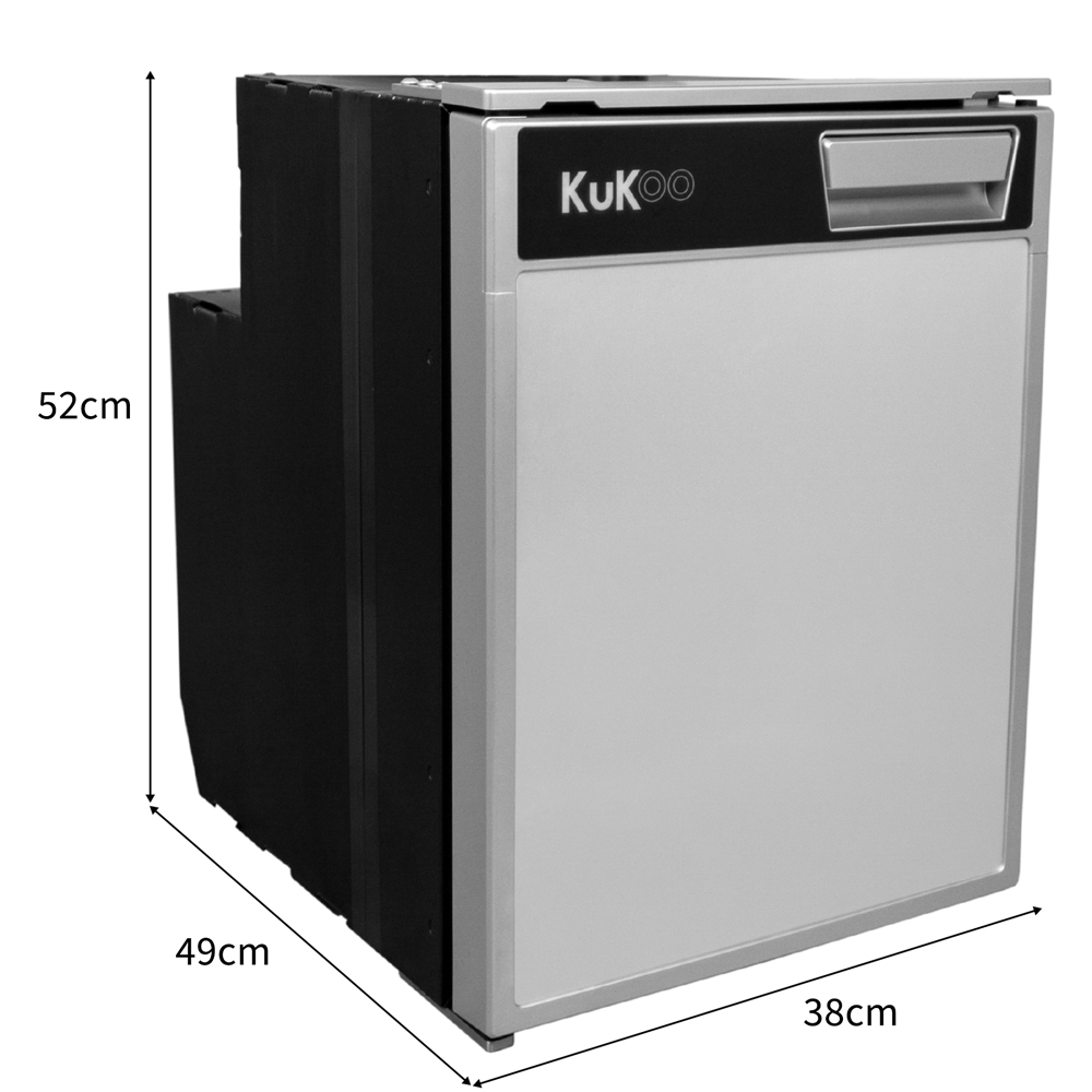 KuKoo 210584 Silver Compressor Fridge 46L 40W Image 4