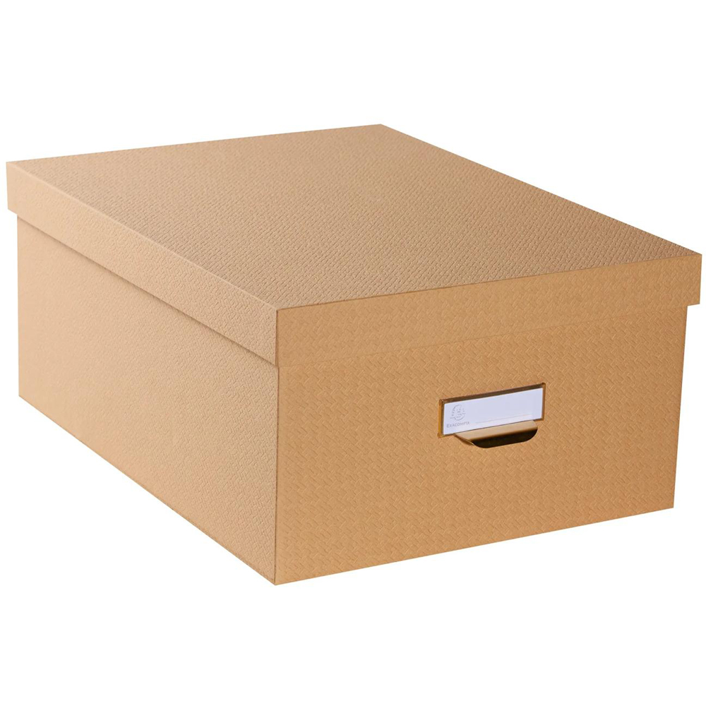 Exacompta OfficeByMe Beige Storage Box Set of 3 Image 4