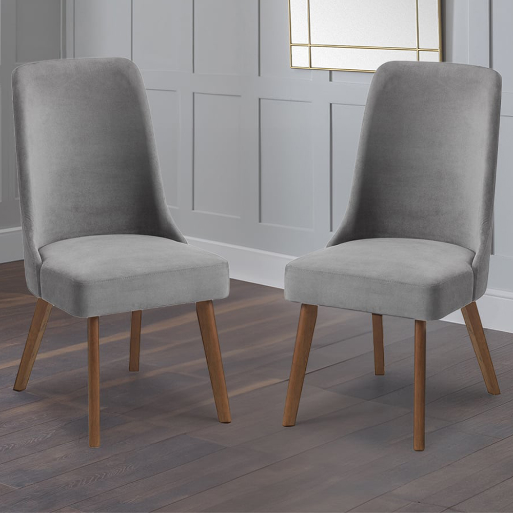 Julian Bowen Huxley Set of 2 Dining Chairs Image 1