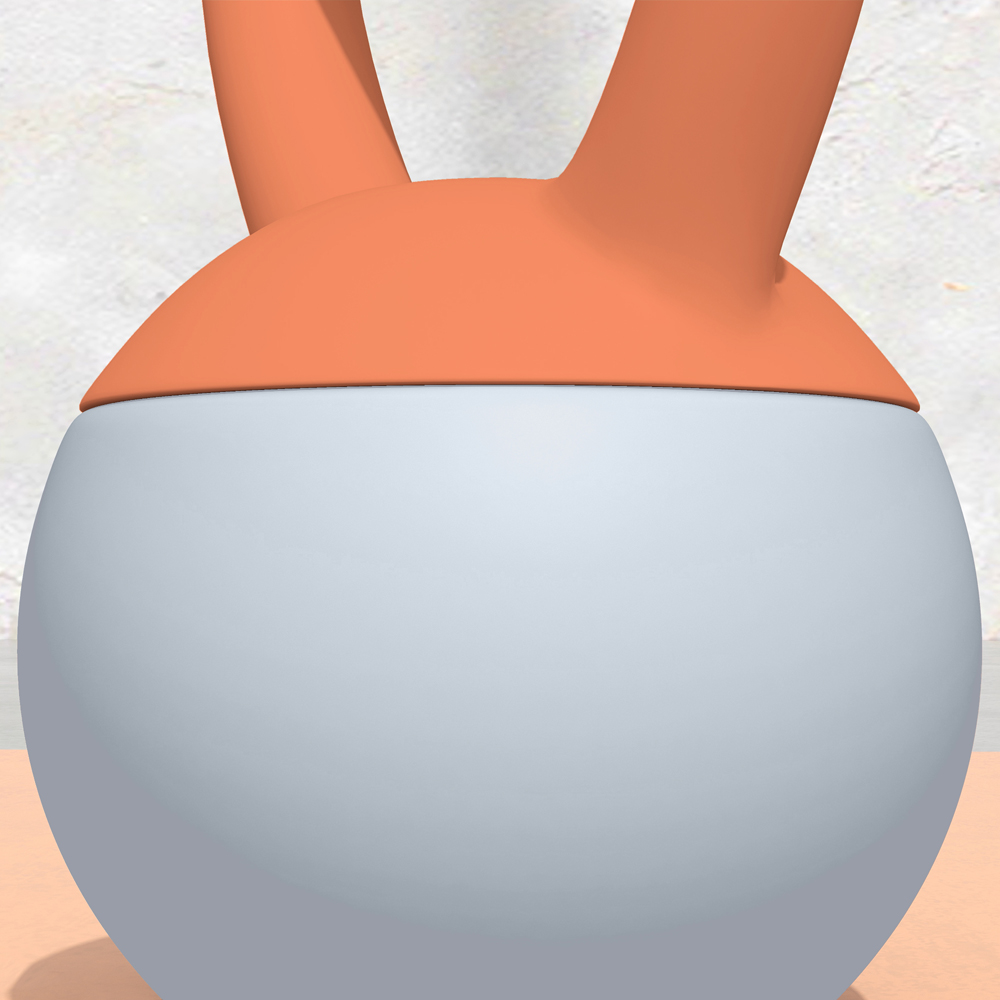 SPORTNOW Orange and Grey Kettlebell 4kg Image 4