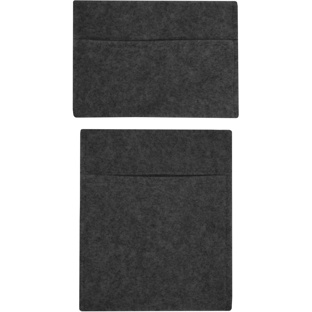 Monster Shop Anthracite Grey Storage Pouches 2 Pack Image 1
