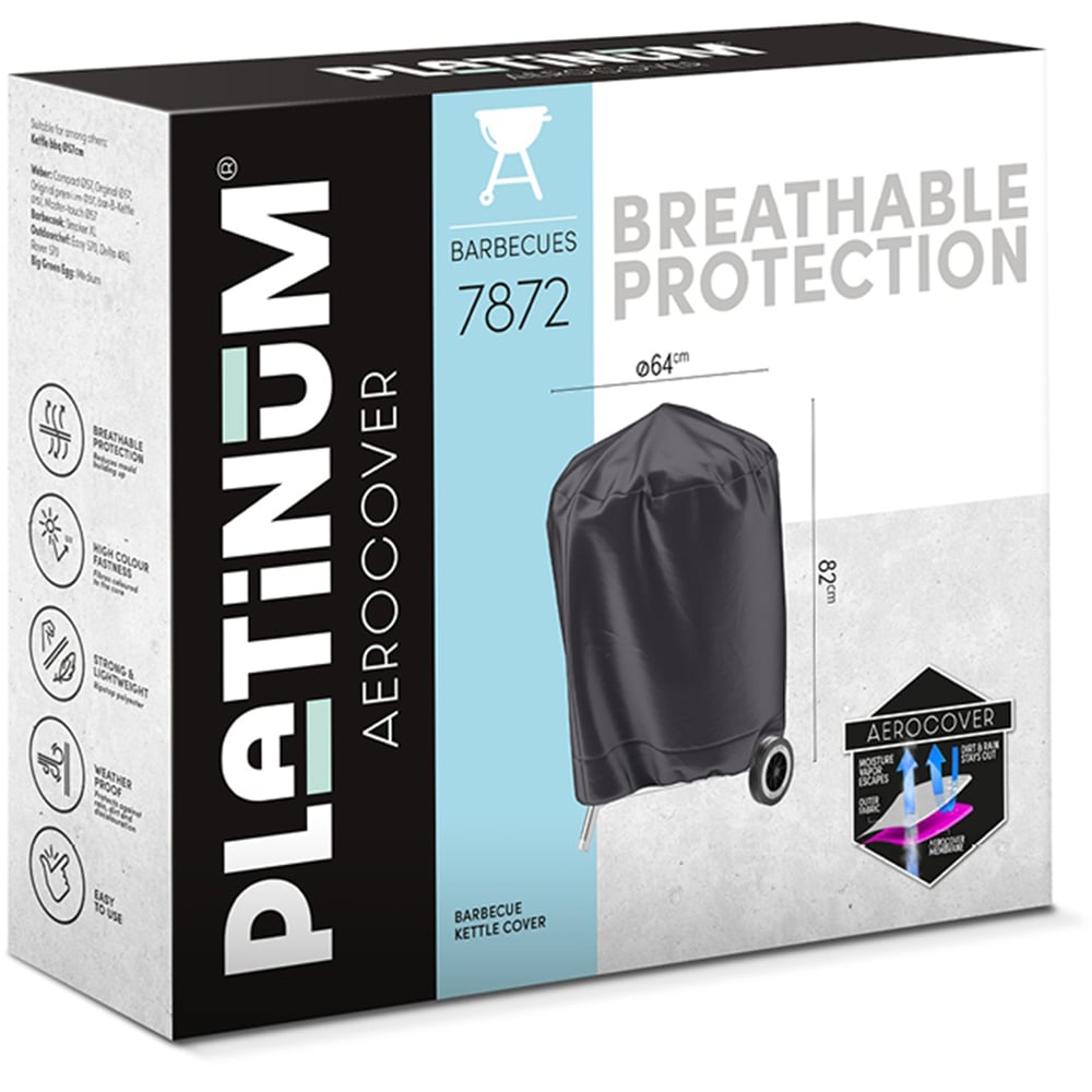 Platinum AeroCover Waterproof Kettle BBQ Cover 82 x 64 x 64cm Image 2