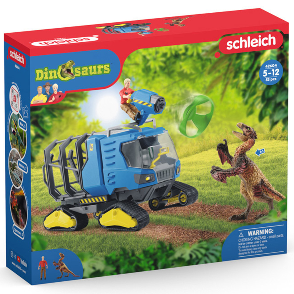 Schleich Dinosaurs Track Vehicle Toy Playset Image 3